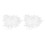 100pcs Microblading Ink Ring Cups 10ml Disposable with Dustproof Lids White 3