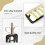 Percussion Crasher for Percussion Rigs and Drum Set Cutting Sound Mount  Percussion Rod Percussion Accessory 2