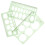 Geometric Shapes Stencil Set for Students 3 pcs 8