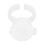 100pcs Microblading Ink Ring Cups 10ml Disposable with Dustproof Lids White 6