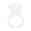 Disposable Tattoo Ink Ring Cup 100pcs with Dustproof Lid for Microblading White 11