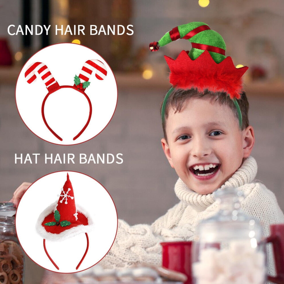 Christmas deer antlers headband for adults
