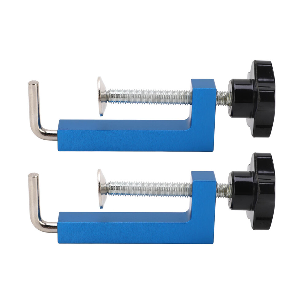 2Pcs Universal Aluminum Fence Clamps For Mitre, Router & Table Saws 8751387622713