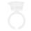 100pcs Microblading Ink Ring Cups 10ml Disposable with Dustproof Lids White 9