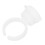 100pcs Microblading Ink Ring Cups 10ml Disposable with Dustproof Lids White 12
