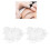 Disposable Tattoo Ink Ring Cup 100pcs with Dustproof Lid for Microblading White 14