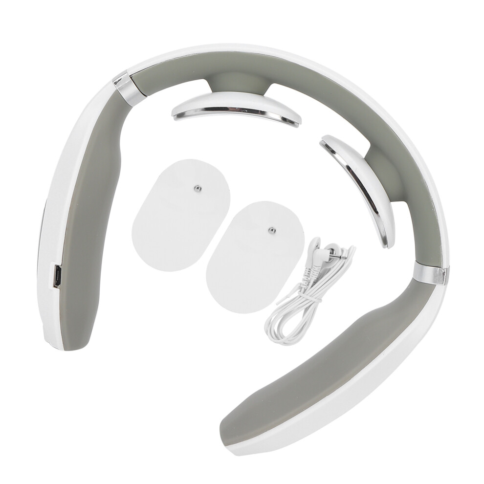 Smart Neck Massager Electric Pulse 200mAh White for Cervical Relief