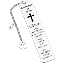 Personalized Catholic Baptism Bookmark – Christian Religious Gift for Boys, Girls, Teens, First Communion – Compatible with Church Traditions