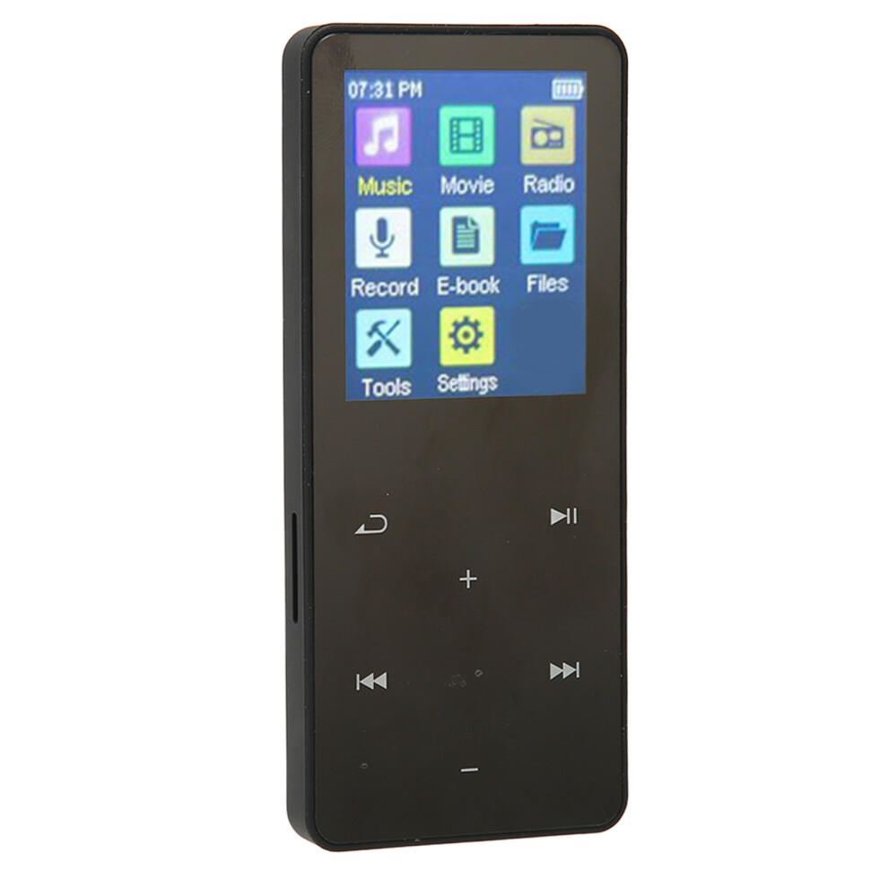 1.8" Touch Screen Mp3 Mp4 Player 128Gb Expandable Black 8451387622774