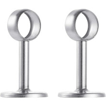SZTXJ Set of 2 brackets with tube for stainless steel wardrobe, Dia 25mm