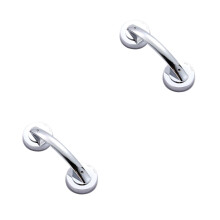 2pcs Suction Grab Bar Shower Handle: Bathroom Steady Handle Assist for Elderly–Seniors Disabled Handicap Bathtub Toilet