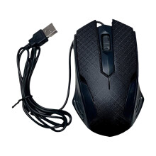 Black Usb Wired Optical Computer Mouse Ergonomic Gaming Mouse For Pc Laptop Home Office Business With Plug And Play 4.5 X 2.8 X 1.2 Inches 0.17 Lbs