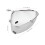 1Pcs Durable Silver Triangle Sink Strainer Basket for Kitchen Sinks 2