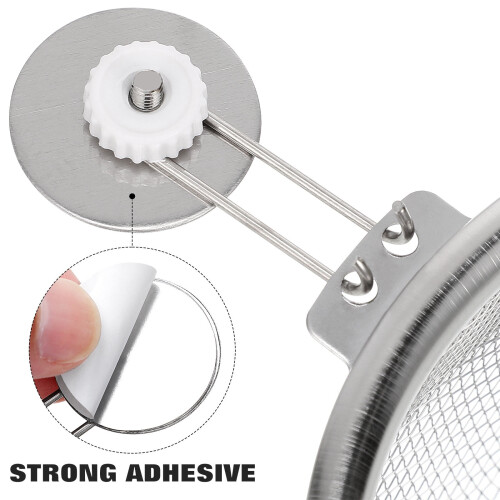 1Pcs Durable Silver Triangle Sink Strainer Basket for Kitchen Sinks 2