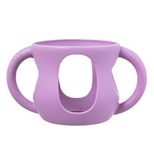 Glass Pair Silicone Sleeves For Natural Glass Baby Bottles Silicone Bottle Sleeve With Handle Breakage Baby Bottle Holder Compatible