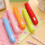 Canvas pencil case polka dot candy color 1 piece 7
