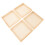 Topbathy Stackable Puzzle Sorting Trays Professional Wood Trays Synthetic Material 4Pcs 6