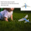 Solid Plastic Flying Fish Figurine Educational Toy 1pc 2