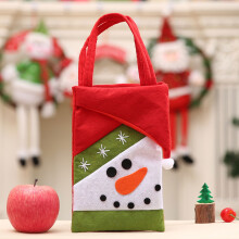 Sac de Noël amélioré, sac cadeau pour la veille de Noël, sac à bonbons, décoration de Noël, articles promotionnels G