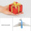 Solid Plastic Flying Fish Figurine Educational Toy 1pc 3