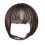 Clip-in Bangs Hair Extensions Dark Brown 8.66 inch 1