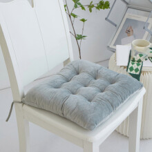 Pernă de scaun antiderapantă cu legături, 15,7"x15,7", pernă de șezut din material textil cald pentru scaune de sufragerie/birou –