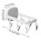 Wall-Mounted Foldable Clothes Drying Rack, 5.9", 6 Clips, 90 Folding, Space-Saving, White 2