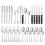 Black Flatware Set Stainless Steel 36-Piece for 4 1