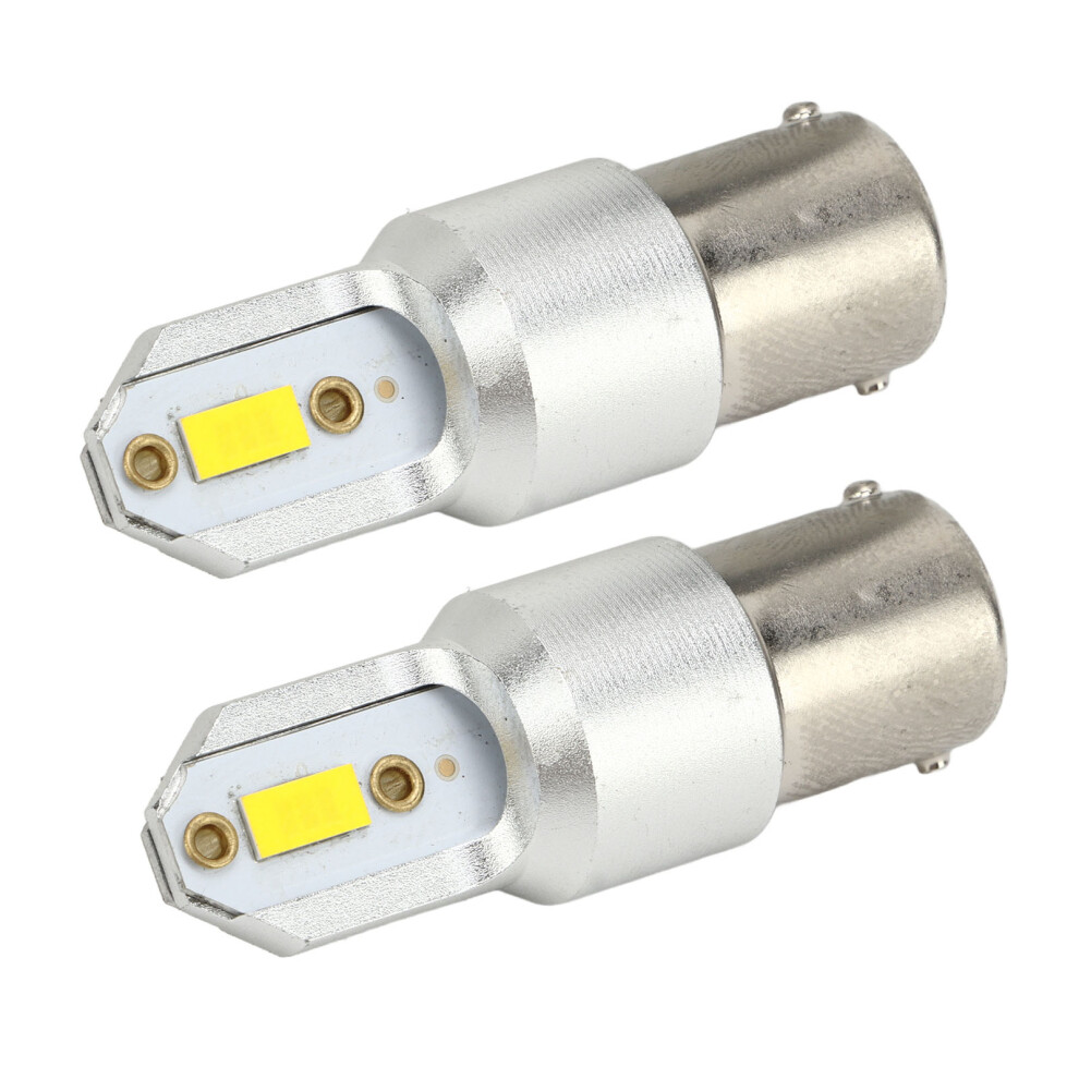 2Pcs 1156 Led Reverse & Turn Signal Bulbs 110W 2600Lm Waterproof Yellow 8461387623046