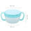 Snack Container for Children with Dual Handles and 4