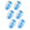 6pcs Replacement Bite Valve Sheath for,Water Bladder Bite Valve Replacement Hydration Silicone Nozzle Accessory,A 1