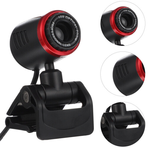 NICEXMAS Webcam Auto Focusing Computer Camera Video Conference Assorted Color 1 Set 2