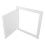 White ABS Hinged Push-Type Concealed Access Panel 2