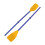 Boat Sport Paddle Boat Paddle Yellow ABS 2Pcs Kayaking Accessory 5