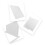 White ABS Hinged Push-Type Concealed Access Panel 6