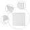 White ABS Hinged Push-Type Concealed Access Panel 7