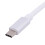 Type C to HDMI 4K Adapter, 10GBit, Silver, 25x5cm Plug & Play 10