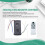 Ceiling Fan Remote Control Kit 50W 6-Speed Timing Function Replacement Remote for  Ceiling Fans & Lights 3