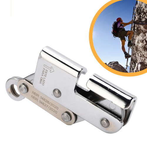 Selbsthemmender Seilgreifer 430 g 13,5 x 6,5 cm Silber