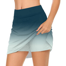 Damen-Tennisrock in Marineblau mit Taschen – Yoga-, Sport- und Funktionsrock (XXL), geeignet für sportliche Aktivitäten