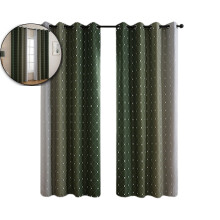 Blackout Curtains 63 Inches Long - 2 Pcs Curtains for Living Room Decor - Energy Saving Darkening Curtains for Bedroom