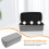 1Set Watch Travel Case Rectangular EVA Shockproof Durable for Wristwatch Storage on Trips 3