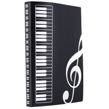 1Set Skidproof Pockets Music Sheet File Folder for Home Use Choir and School Documents Protection