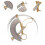 Hat Ruler, Measuring Tool Practice Scale Accurate for Hat Size Ring Compass Ruler Hat Light Weight Type for Hat Cap, M 2