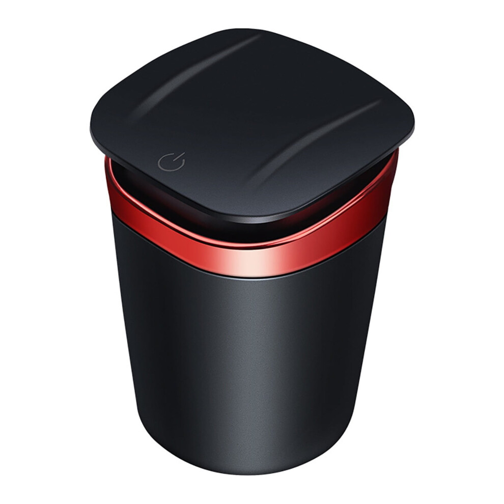 2026 New Portable Smell-Proof Car Ashtray With Lid, Led & Detachable Trash Can Â Windproof, Easy Clean, Compatible With Cars Light 9405492440784