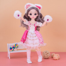 Dress Up Music Dolls Cute Princesses Dolls for Kids Girls Birthday Toys Fashionable Dolls Model Dolls Holiday Birthday Gifts 30CM Dolls