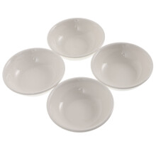 Dipping Plate White Ceramic 4Set 3 Inches