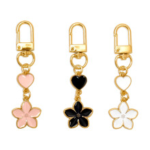 Flower Keychains for Women Aesthetic Bag Charms 3 Pcs