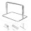 Stainless Steel Baffle Holders Simple Design 4 Pcs 1