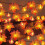 Fall Garland with Pumpkin Lights and Maple Leaves 59 in 4